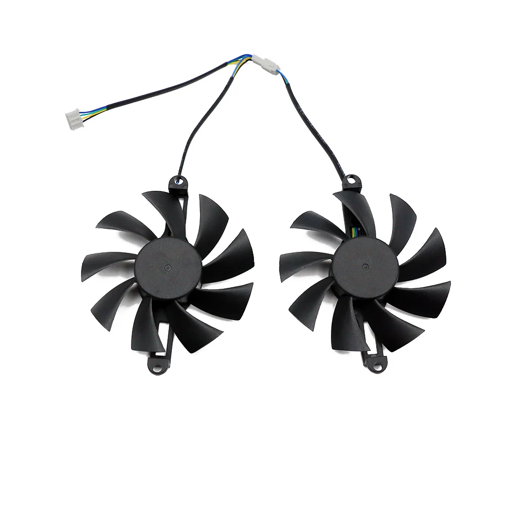 2Pcs/Set 85MM 6600M GPU Cooler Graphics Card Fan For AMD AFOX Radeon RX 580 2048SP For Colorful GTX1070ti GAMING VGA Replace