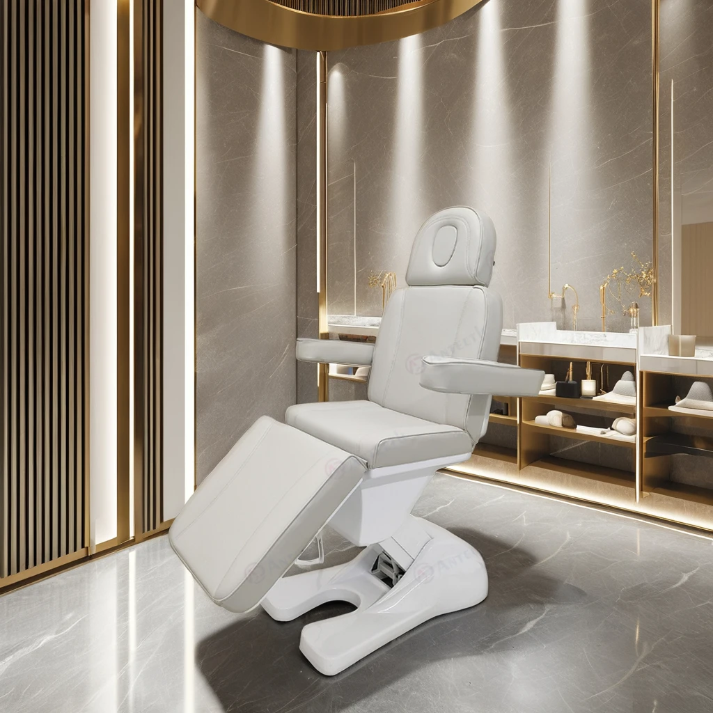 Simple Design Cosmetic Facial Chair Electric Eyelash Tattoo Aesthetic Salon Medical Beauty Furniture Electric Beauty Bed