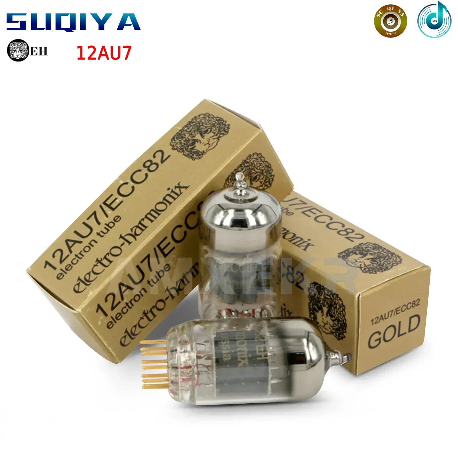 

SUQIYA-Russia Vacuum Tube EH 12AU7 ECC82 Golden Foot Electronic Tube Amplifier Kit HIFI Audio Valve Original Exact Match Genuine