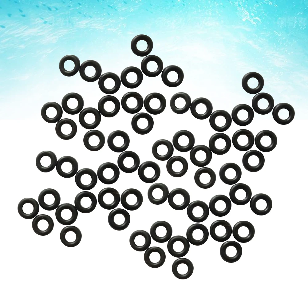 100 قطعة من غسالة السهام المطاطية، قضيب إبداعي غير قابل للانزلاق من الألومنيوم ومضاد للوسادة مستديرًا للميني