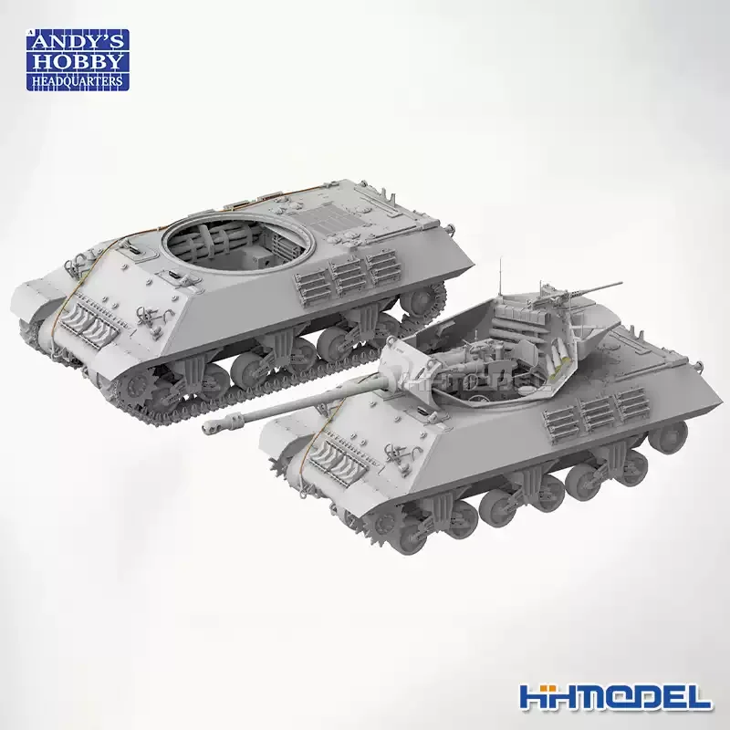 Large 1/16 Scale M10 IIc Achilles British Tank Destroyer Plastic Model Kit Takom AHHQ-007 For Military Scene Diorama Making