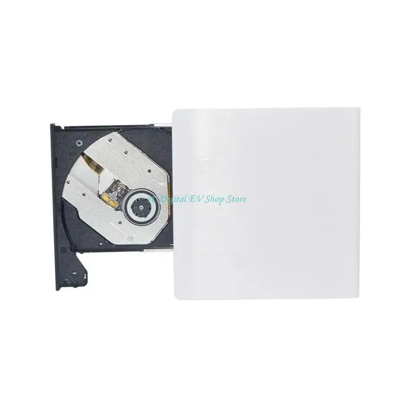 محرك أقراص DVD خارجي E74D، مشغل محرك أقراص مضغوطة محمول USB لأجهزة الكمبيوتر المحمول DVD ROM لـ Burne #2