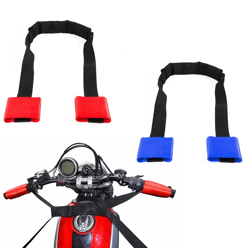 Motorcycle Front Handlebar Strap Transport Bar Tie Down Strap Universal Nylon Webbing Straps Motorcycle Accessories