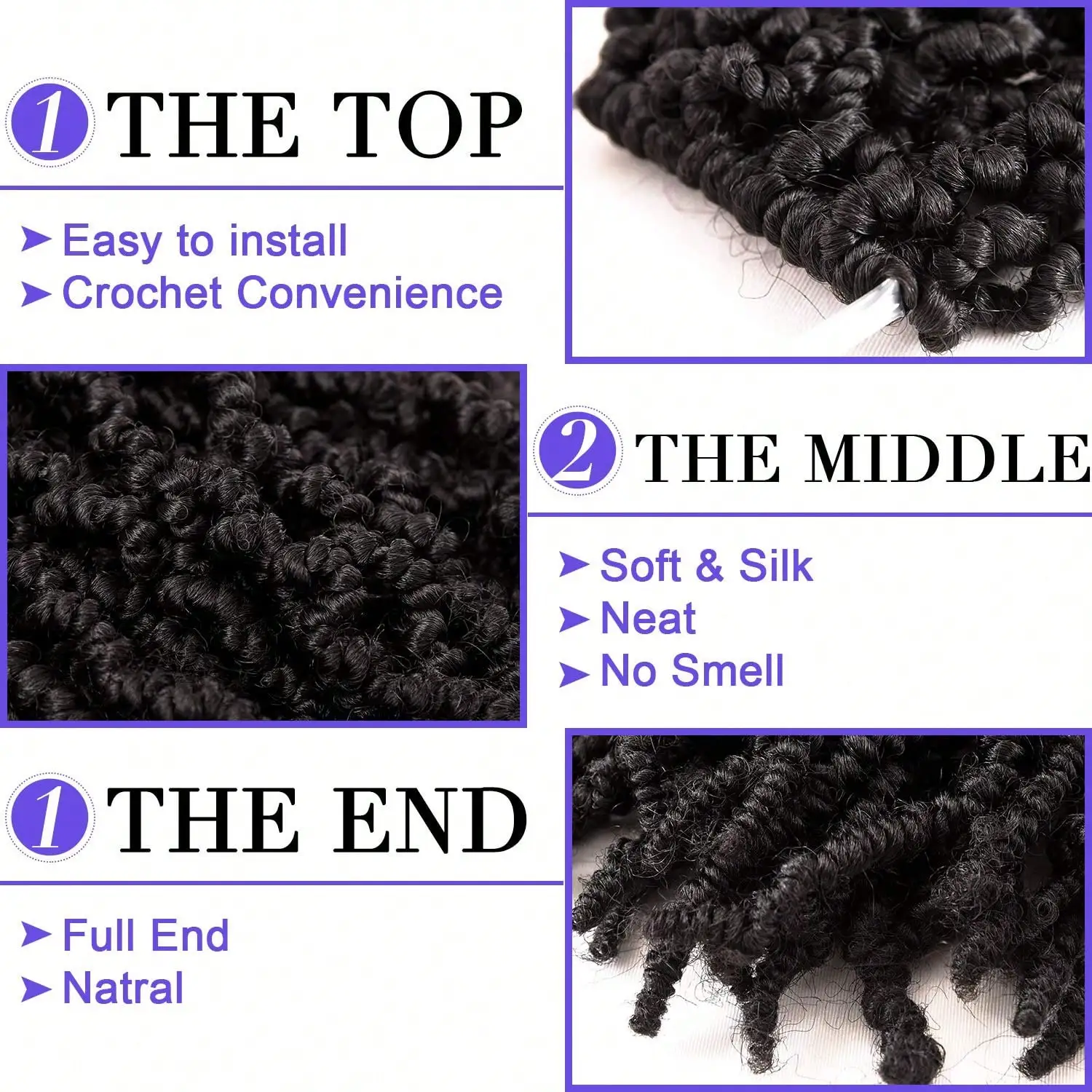 春のミニツイストボブパッションクロシェブレイズ10インチショートカーリー合成ブレイドヘアエクステンションオンブレカラー15本/パック