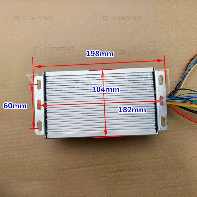DC12V-24V brushless motor controller DC speed regulation three-phase high power brushless motor driver DIY accessories 1000W 55A