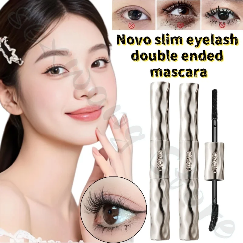 

Novo Slim and Thick Double-ended Mascara Naturally Curls and Colors, Naturally Defined Roots and Not Easy to Smudge