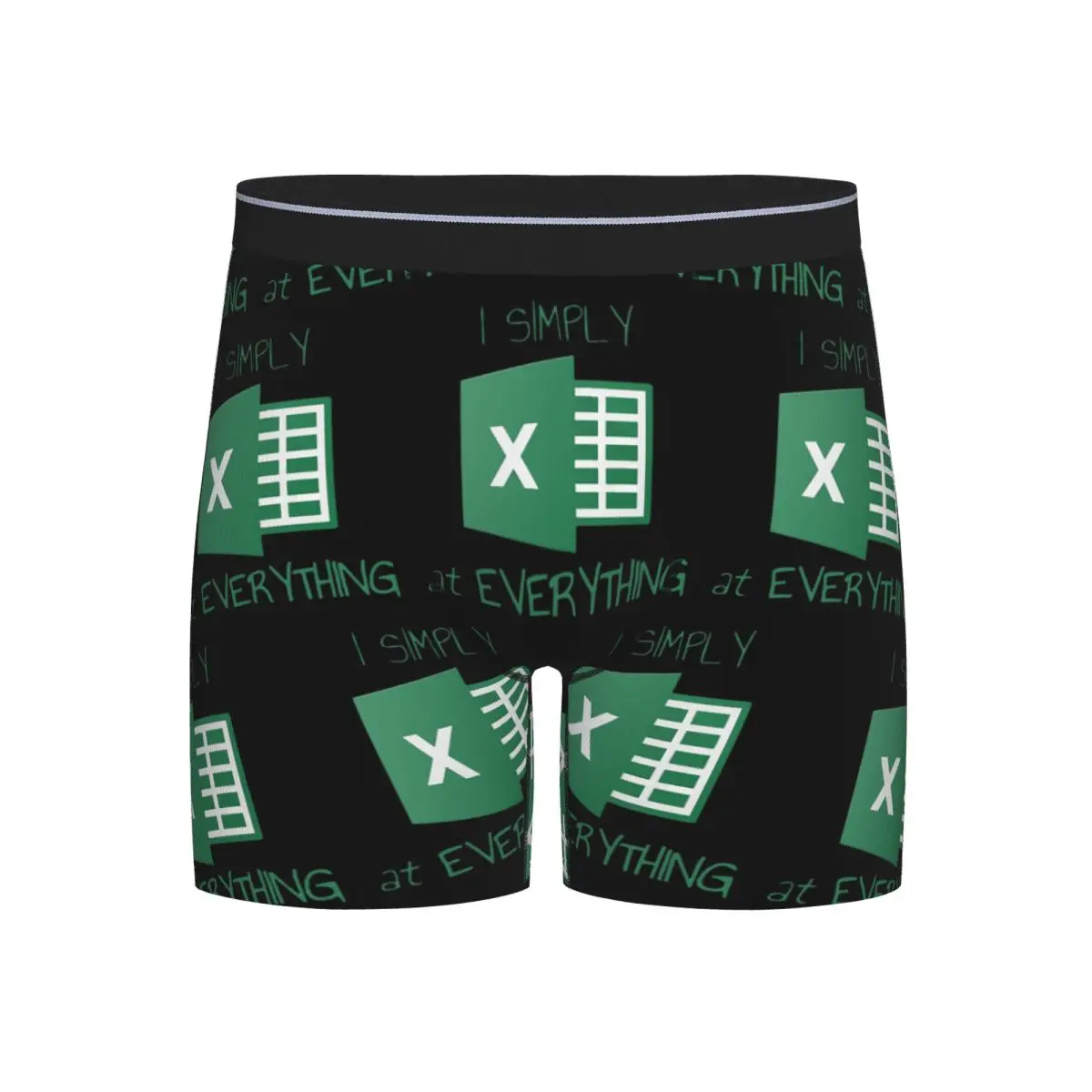 I Simply Excel At Everything سراويل داخلية طويلة للرجال سراويل داخلية مريحة لهدية صديقها للرجال