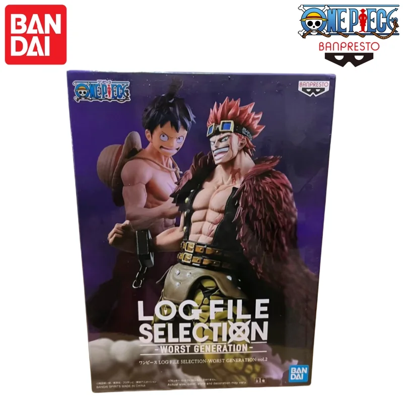 In Stock Bandai Banpresto Original One Piece Log File Selectio Luffy Vol 1 Eustass Kid Vol 2 Model Doll Brand New Boxed
