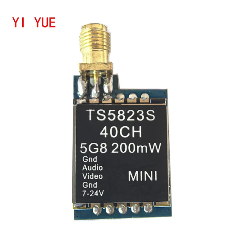 TS5823S 5.8g 200mW 40CH VTX Wireless Transmission Module AV Transmitter