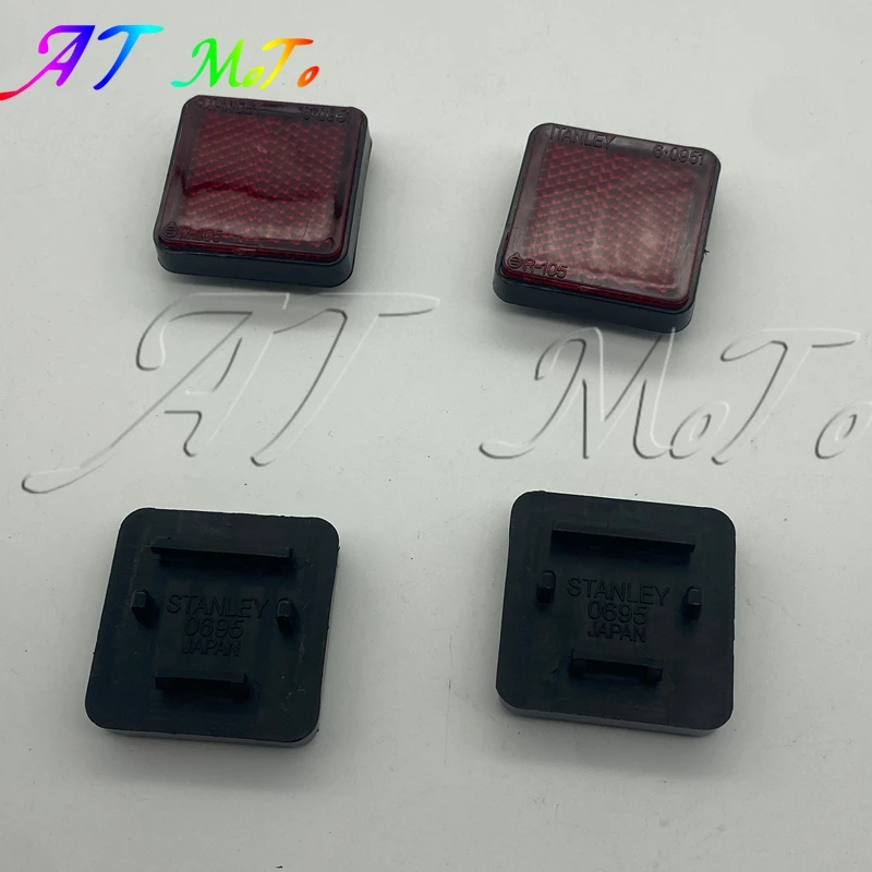 مناسبة لعاكس Honda DIO 50 AF52 Julio، شعار عاكس، عاكس تحذير عاكس بلاستيكي #3