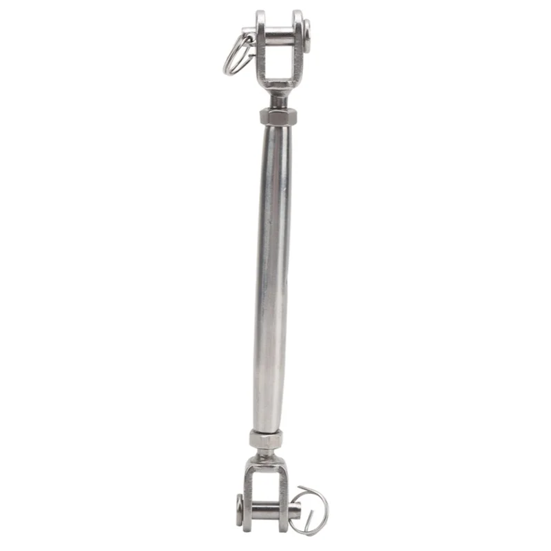 

Wire Rope Tightener 304 Stainless Steel Closed Body Tightening Device Fastener UU Type M6