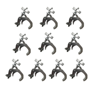10pcs/lot Heavy Duty Premium Pro Truss Clamp Stage Lights Clamp Fit 40-60mm of Pipes For Moving Head Stage lighting Fixtures