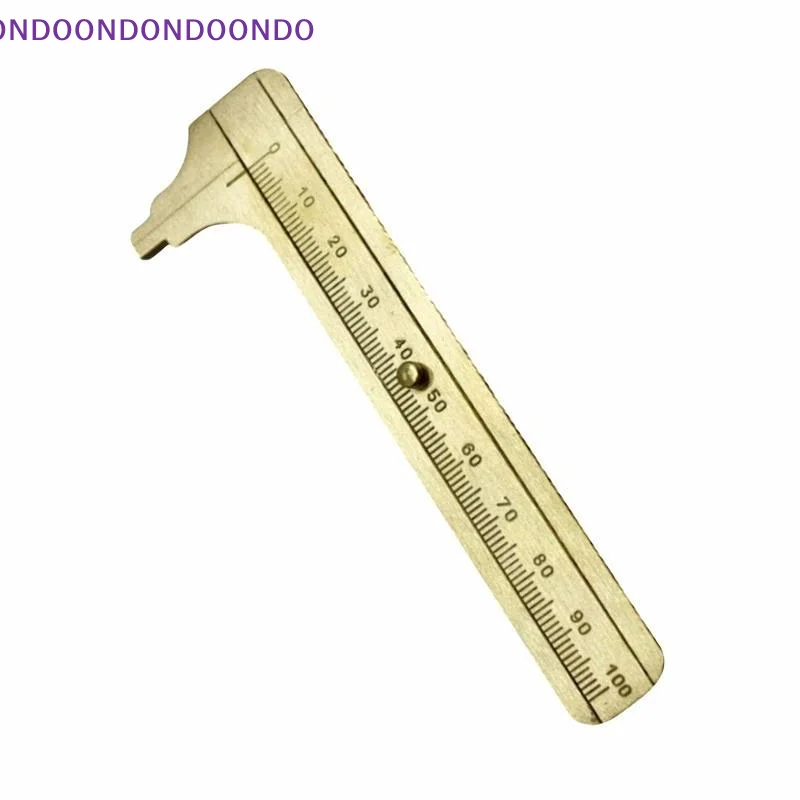 Brass Vernier Caliper High Precision Mini Measuring Tool Dual Metric Imperial Scale for Antique Identification Measurement