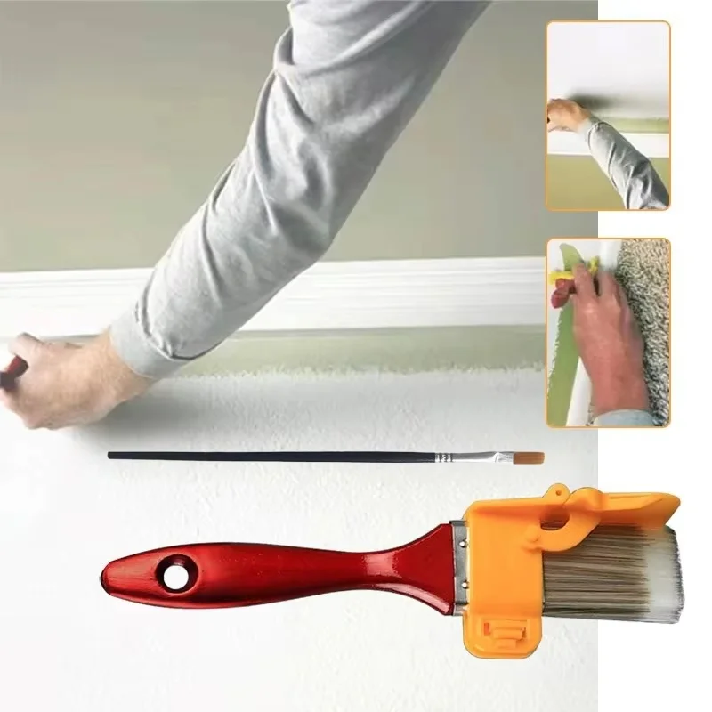 Edging Paint Brush Wall Treatment Paint Tool Multi-Use Paint Brush Edge Trimming Cut Brush Latex Color Separator Paint Brush Set