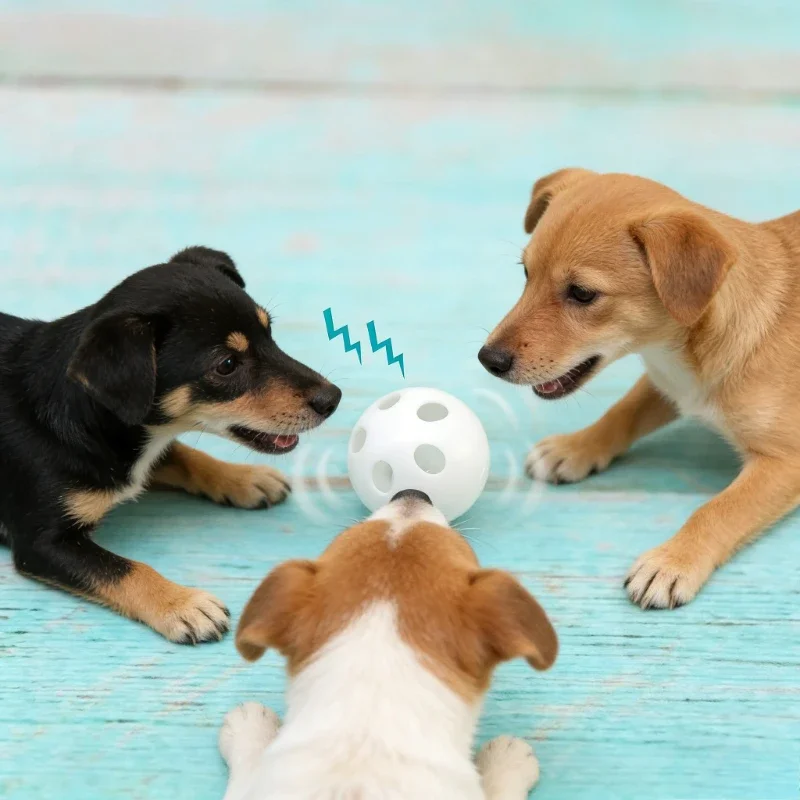 

20Pcs 24mm Squeaker Plastic Rattle Bell Ball Dog Toy DIY Rattle Beads Noise Maker Rattle Toys Sets for Babies Accessories