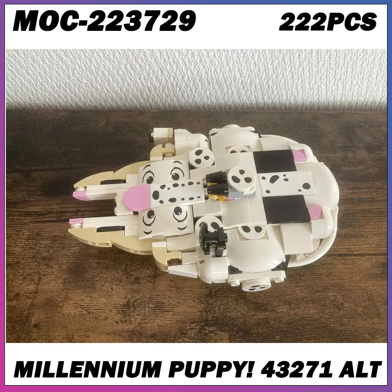 

Строительный блок MOC, серия «Космические войны», белый космический корабль, креативная модель кирпича, образовательная игрушка, подарки на день рождения для взрослых, MOC-223729 222 шт.