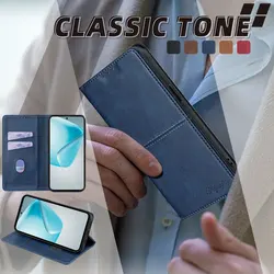 Classic Magnetic Flip Case for Infinix Hot 50 Pro Plus Hot 40 Pro Hot 50i 40i 30i hot 30 Coque Card Slots Back Cover Book Case