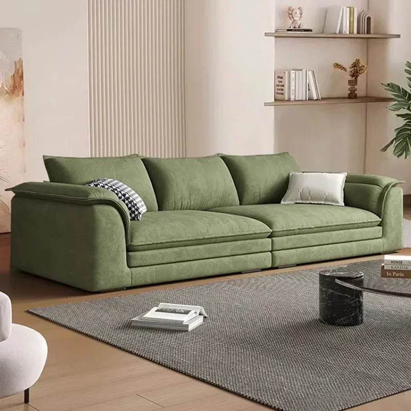 Cozy Living Room Sofas Nordic Velvet Relaxing Designer Reading Puffs Sofa Recliner Love Seat Furniture Couch