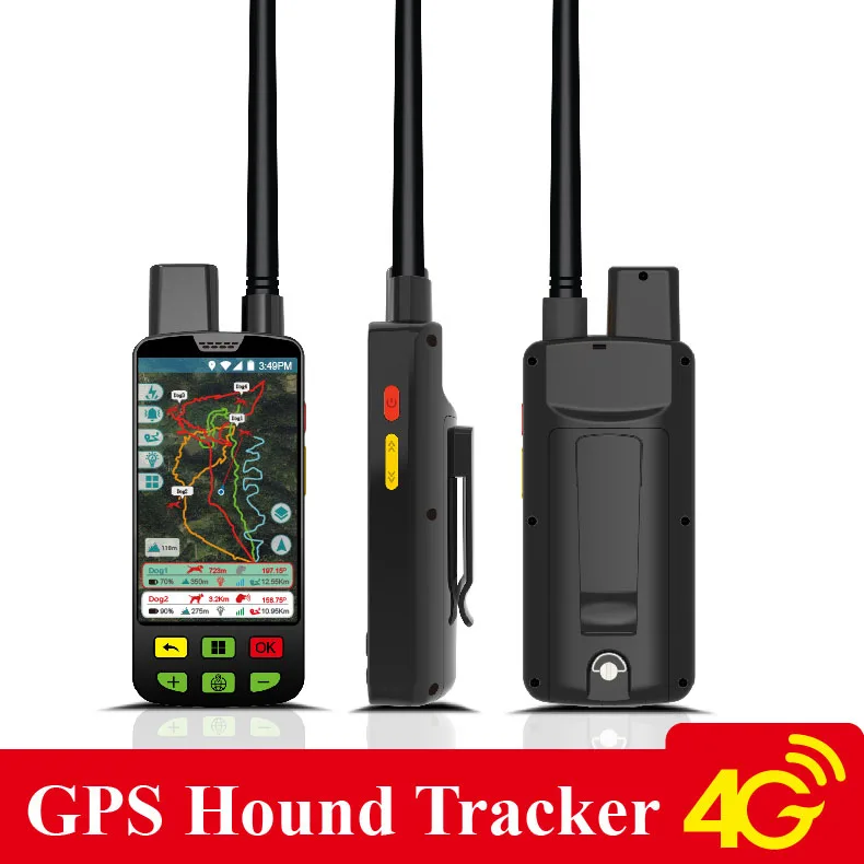 Hunting Dog GPS Locator Training Collar Big Screen, Waterproof, Dual-Thread Data System