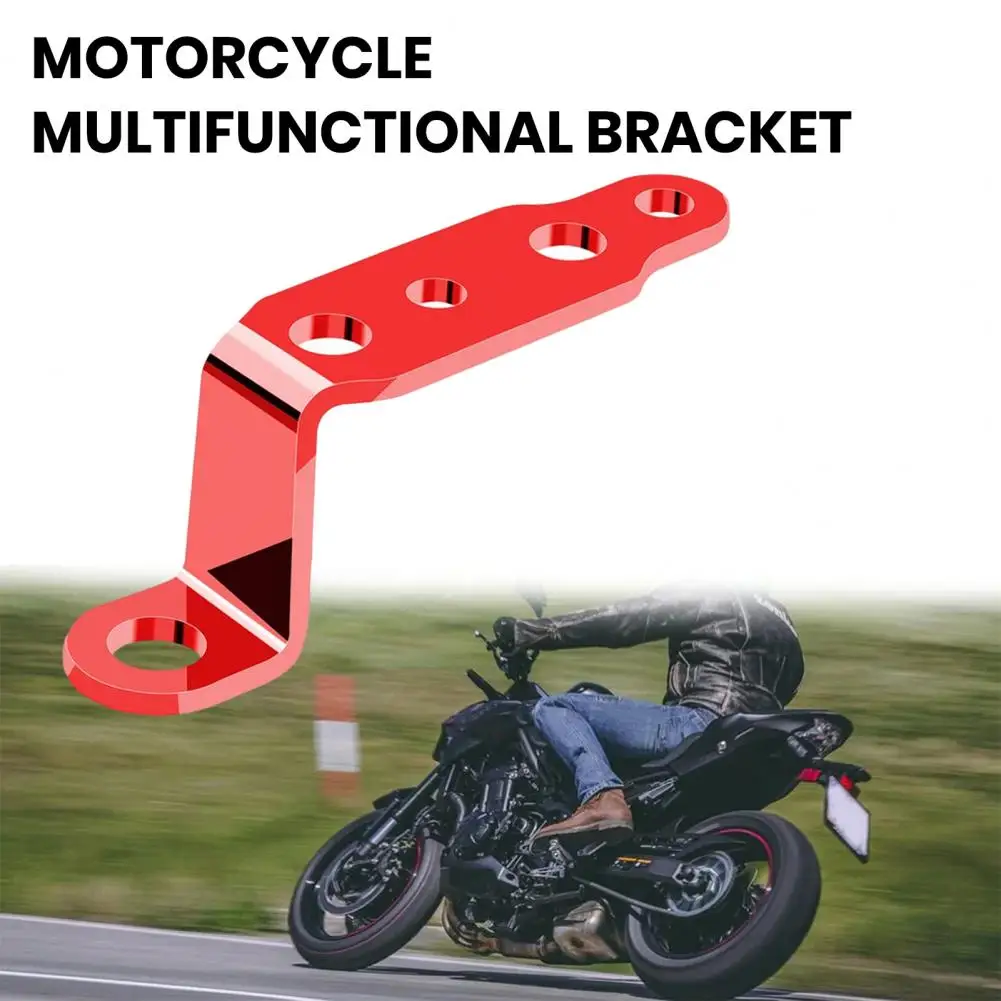 Motorcycle Bracket Durable Aluminum Alloy Motorcycle Led Spotlight Bracket for Easy Installation Storage Multifunction Lamp Rack