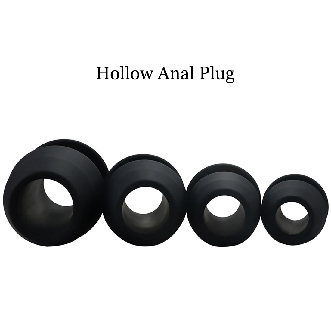 Medical Silicone Hollow Anal Plug Stimulate Anus and Vagina Butt Plug Cleanse the Intestines Anal Dilator Sex Toys Masturbator