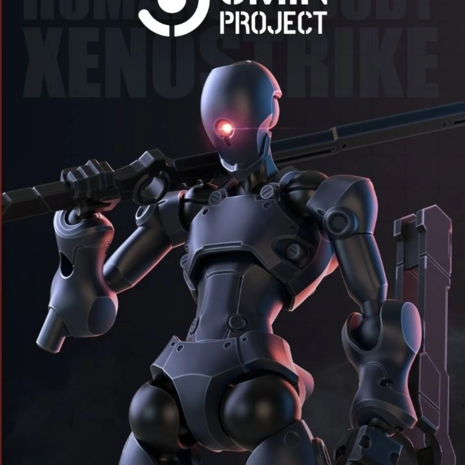 SHEIK MAINLAND 3MIN PROJECT 1 Stück ohne Box 3,75 Zoll Assault Alien Sci-Fi Actionfigur Modellbausatz für Hobby-Display-Sammler DIY – Detail 1