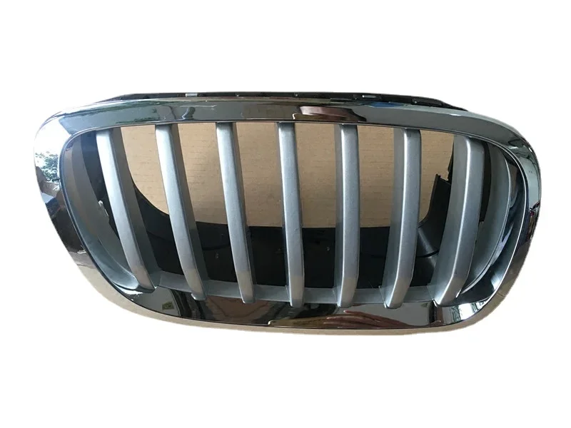 

Gloss Silver Front Kidney Grille for 2010-2013 BMW X6 E71 E72 Mesh Grill