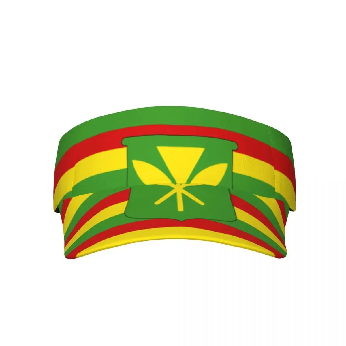 Summer Sun Hat Adjustable Visor UV Protection Top Empty Kanaka Maoli Flag Sport Sunscreen Cap