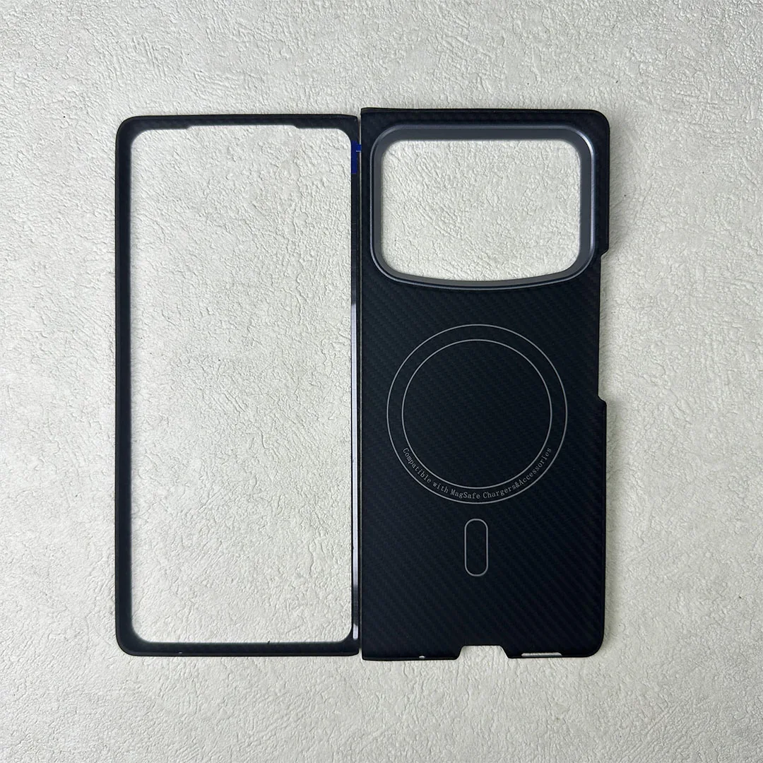 Xiaomi mix fold 4用acc-realカーボンファイバー電話ケース、超薄型、落下防止、アラミド繊維、電話ケース