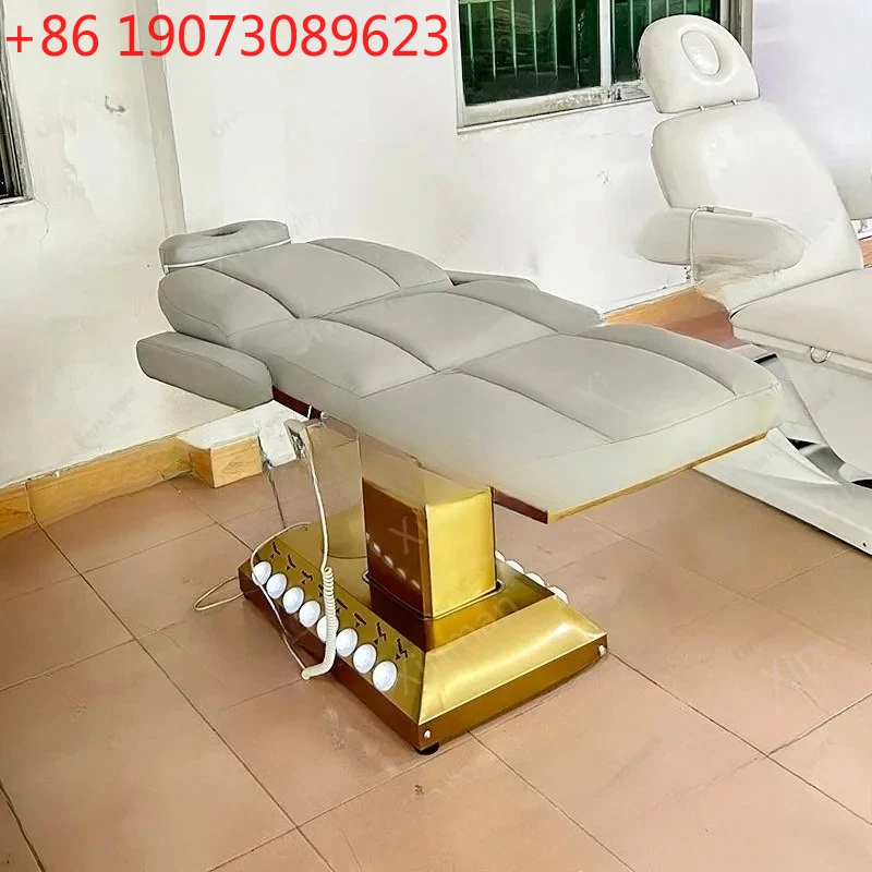 

Gray Gold Eyelash Extension Bed Multi-Motor