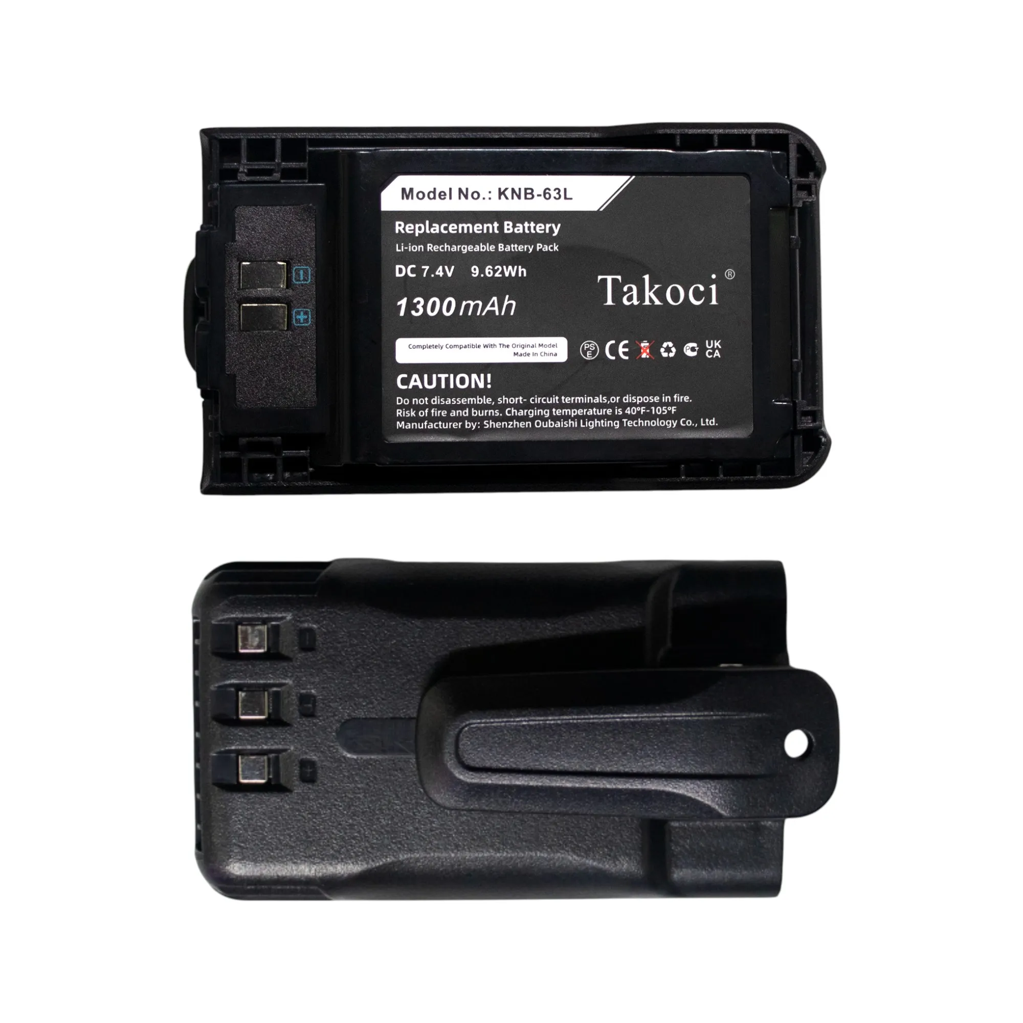 

Replacement Battery 1300mAh for Kenwood,TK-2000K, TK-3000K, TK-3000K2, TH-K20 ,TH-K20A,KNB-63L, KNB-65L