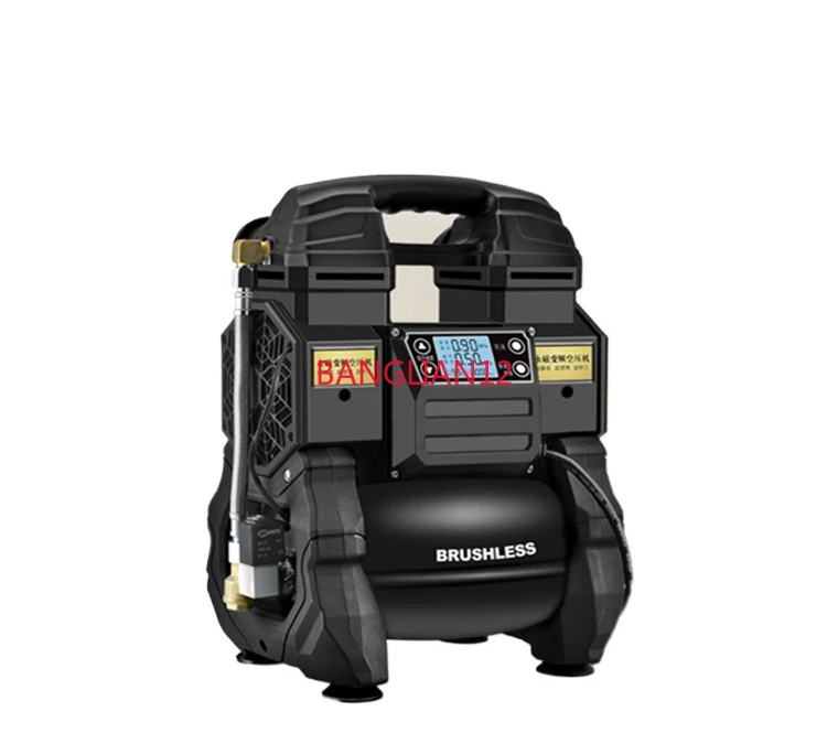 

Small Air Pump Variable Frequency Inverter Air Compressor Portable Oil-free Mute Woodworking Spray Painting High-pressure/220V