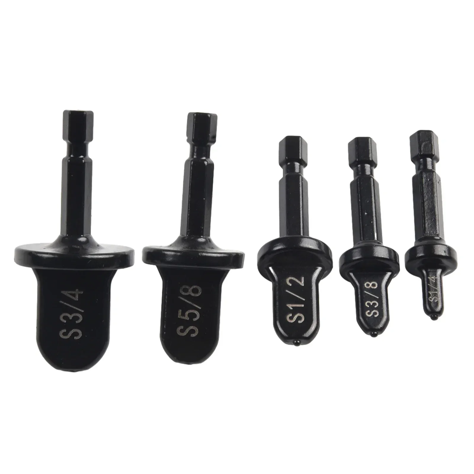 5 buah/Set Set Hex Shank Imperial Tube Pipe Expander Support untuk AC AC Swaging Flaring Rotary-Tool Set