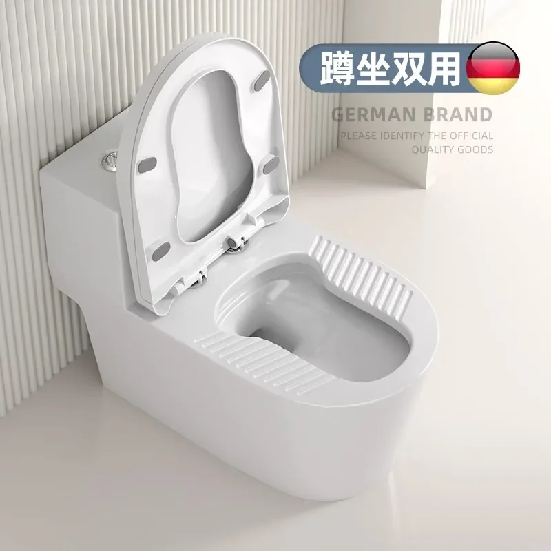 Squatting dual-purpose toilet squatting pit integrated small apartment squatting changed to sitting