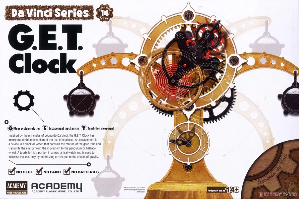 

Academy 18185 Da Vinci Invention series G.E.T.Clock (Plastic model)