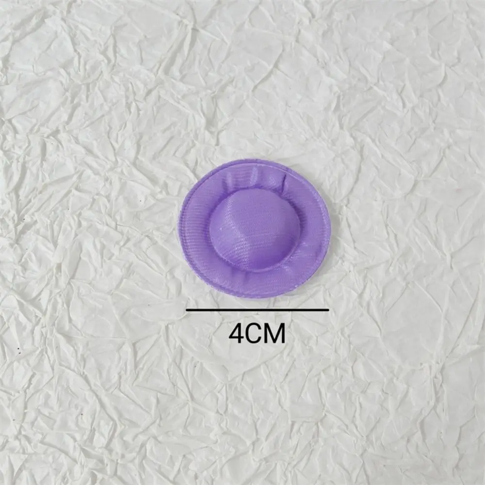 10 Uds. De algodón de estilos mixtos, gorro pequeño, Mini sombrero de algodón de colores mezclados, manualidades DIY, adorno para casa, piezas para el hogar