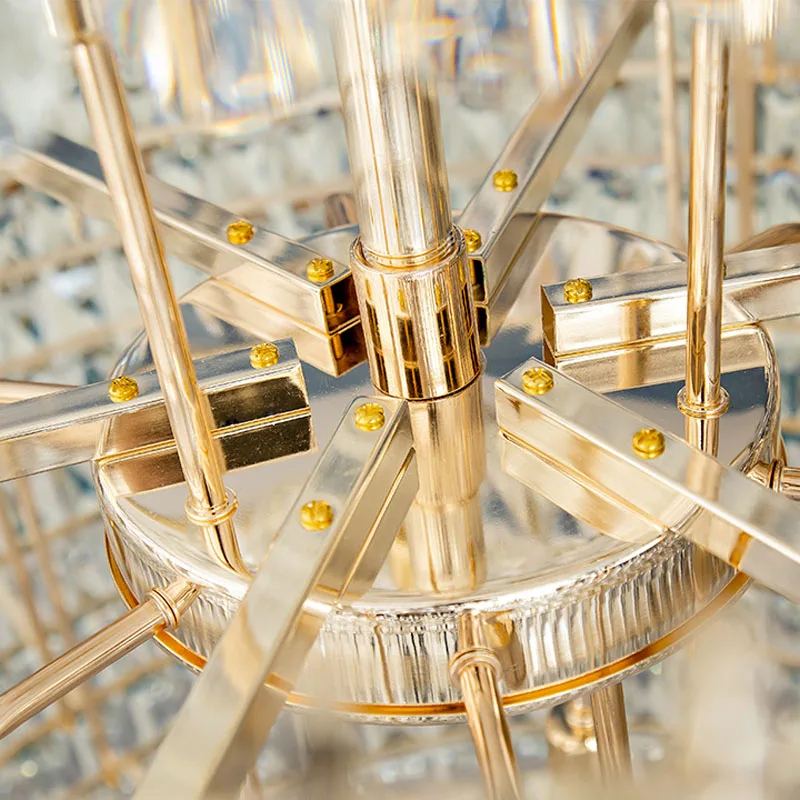 

Хрустальные люстры для дома, отелей, вилл, двухуровневых помещений, постмодернистское освещение, современные хрустальные светильники, декор для дома