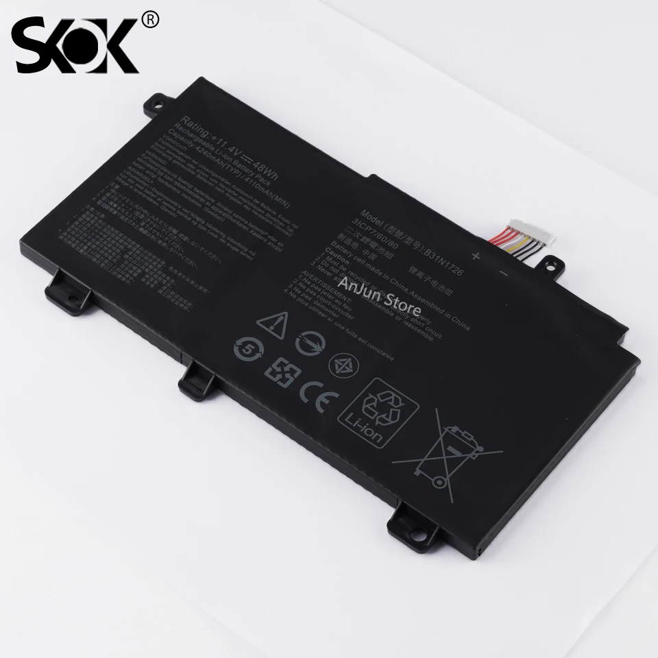 Imagem -05 - Bateria para Asus Fx80 Fx86 Tuf Fx504 Fx504g Fx504gd Fx504ge Fx504gm Fx505 Fx505dt dv du A15 Fa506iu A17 Série Fa706ii