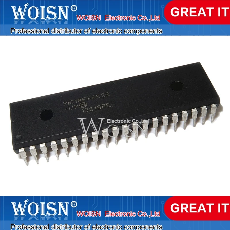 1-5-10pcs PIC18F46K22-I/P PIC18F46K22  Price discounts Spot supply