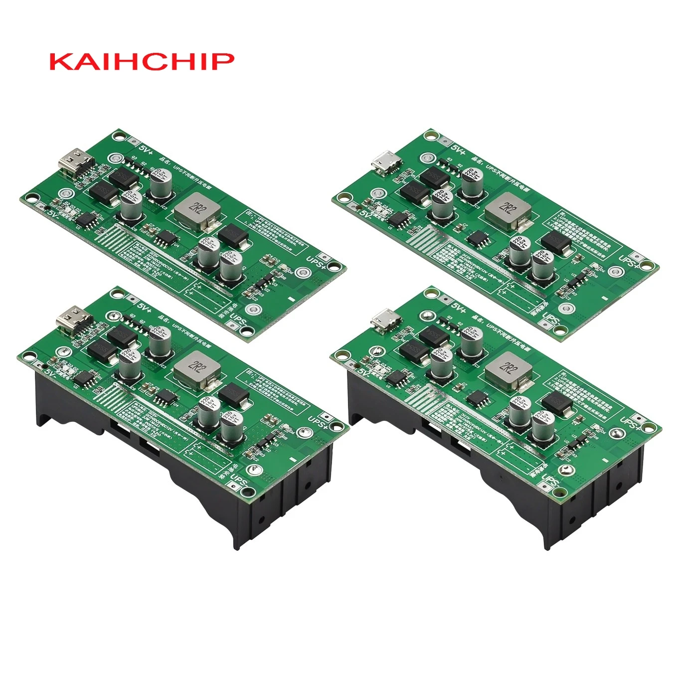 Type-C 15W 3A 18650 Lithium Battery Charger Module DC-DC Step Up Booster Fast Charge UPS Power Supply / Converter 5V 9V 12V