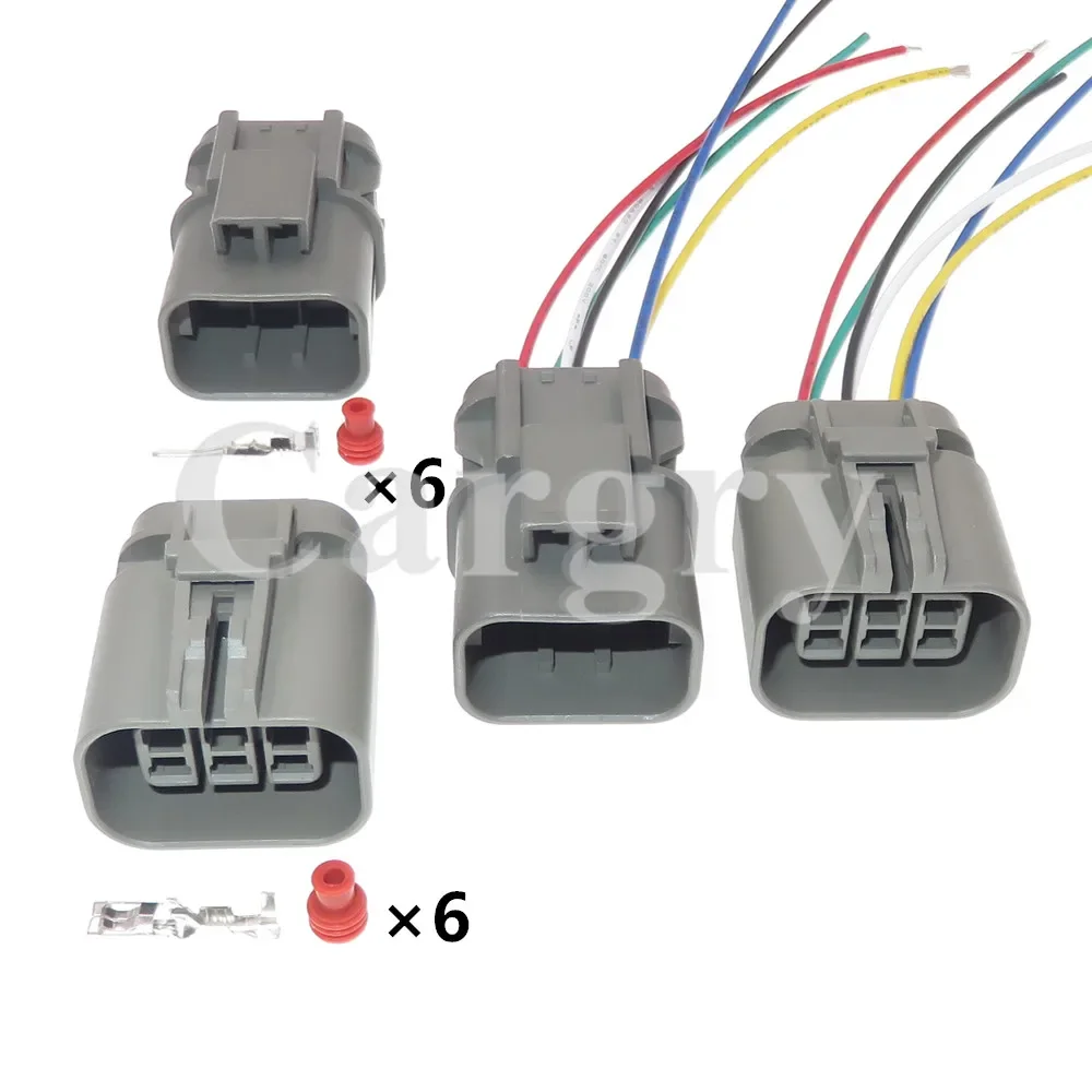 

1 Set 6P 7122-1864-40 7223-1864-40 Socket Waterproof Auto Electrical Connector AC Assembly Automotive Plug