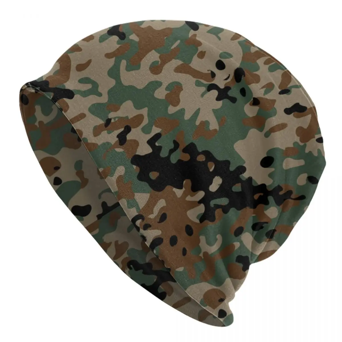 Flecktarn kamuflażowe czaszki czapka beanie Armys Militarys moro jesienna zima Unisex czapka z daszkiem ciepłe termiczne elastyczne kapelusiki