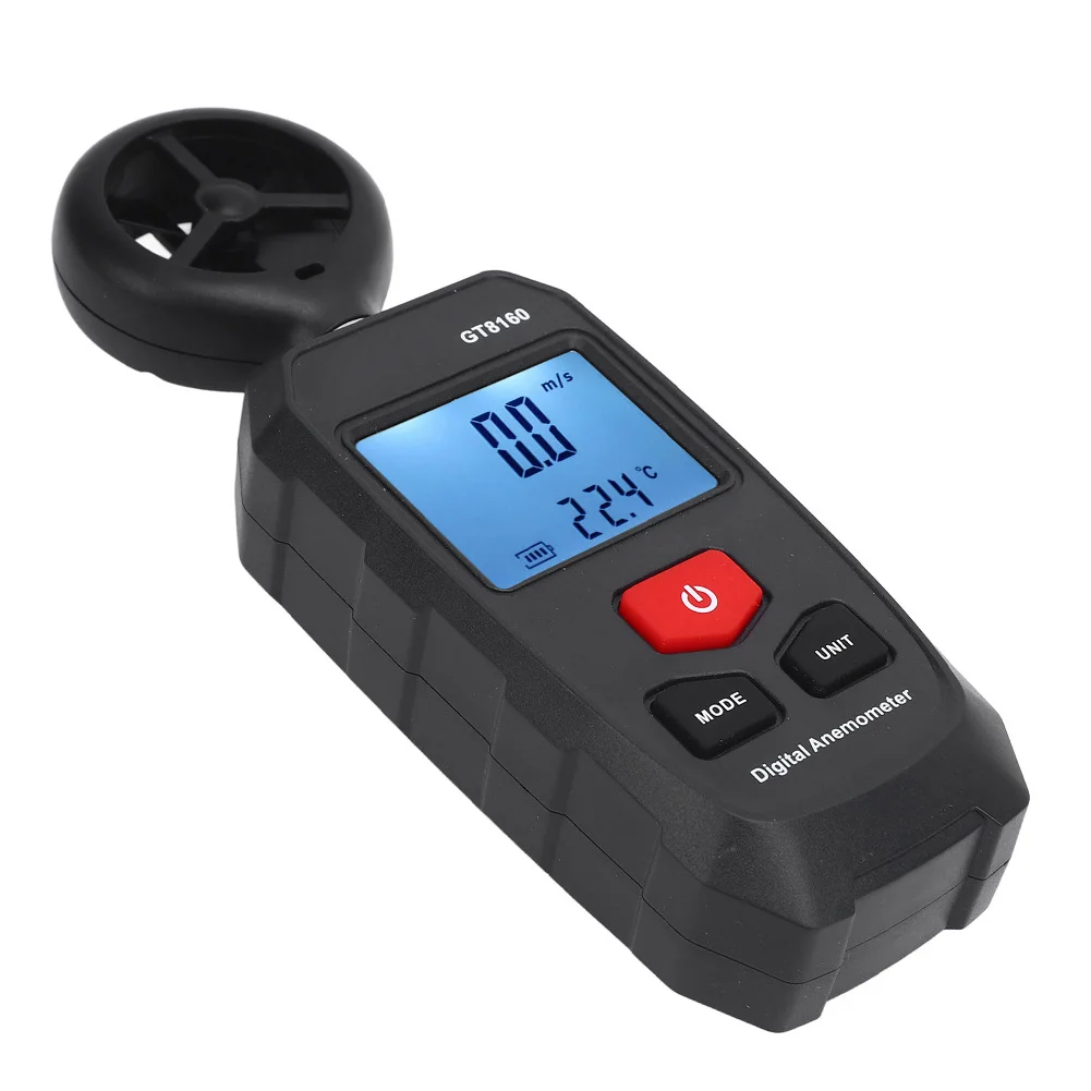 GT8160 Portable Anemometer for Assessing Local Weather Conditions on Outdoor Activities Sailing Flying Kite Boating