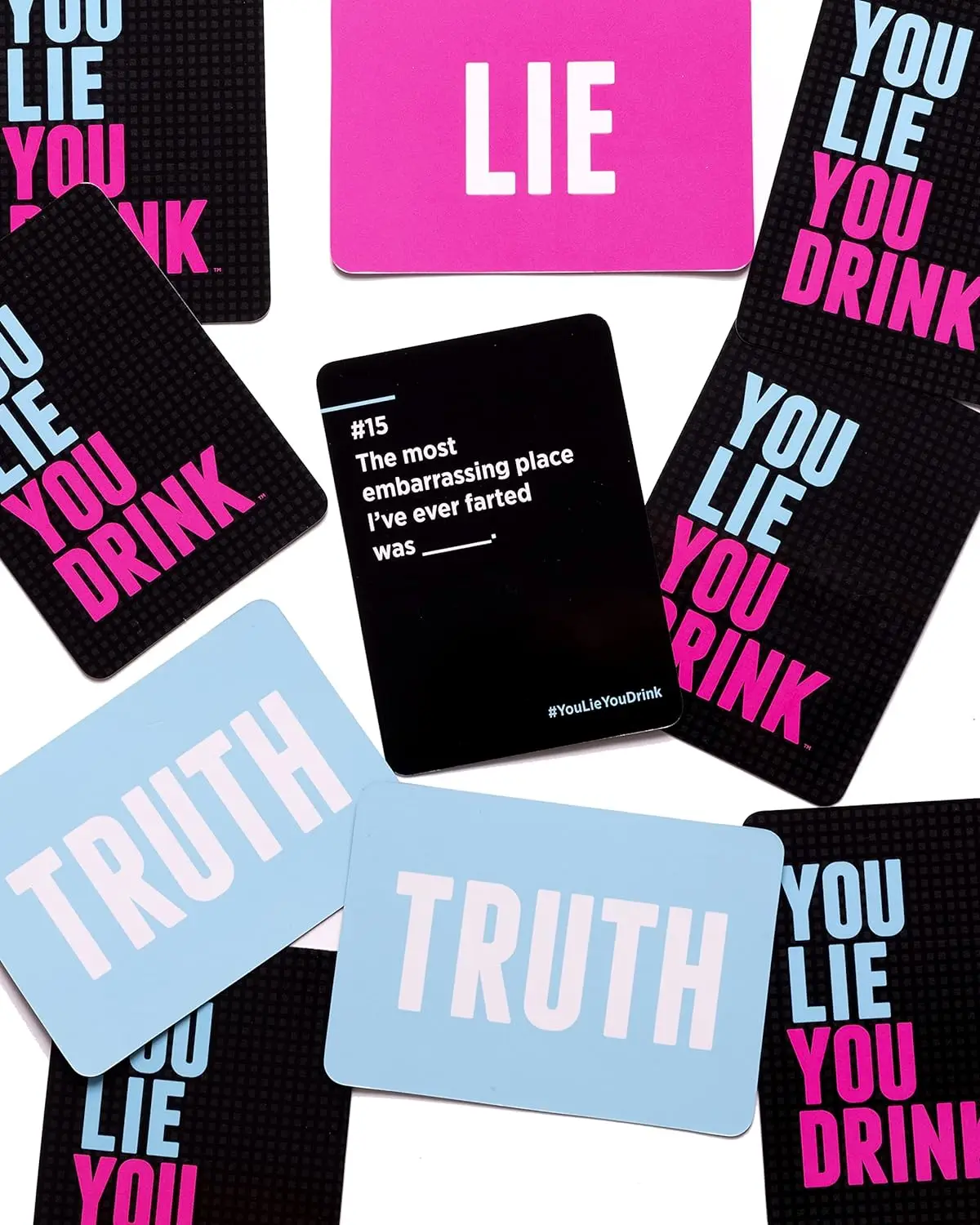 You Laugh You Drink & You Lie You Drink - The Drinking Game for People Who Can\'t Keep a Straight Face [A Party Game]