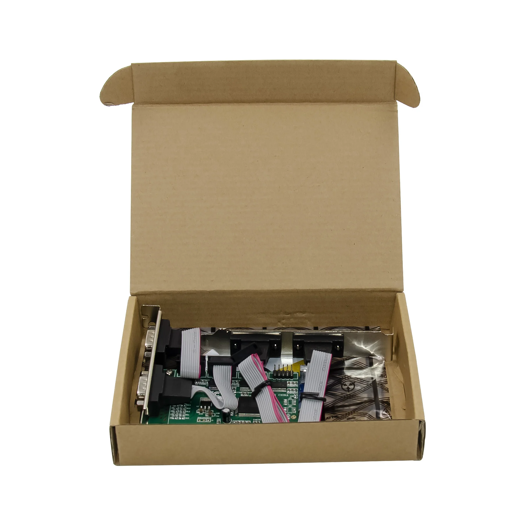 Sunweit ST310 PCIE CH384L 4S DB-9 RS232 بطاقة المنفذ التسلسلي بطاقة التحكم PCI Express