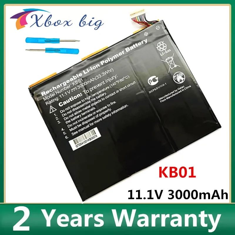 KB01  Laptop Battery  For Rechargeable Li-ion Polymer Battery 11.1v 3000mah 33.3whr