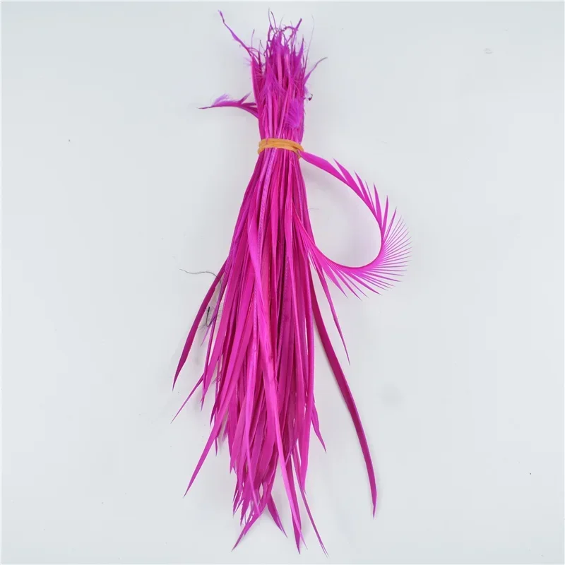 Penas coloridas do ganso para fazer jóias, pena branca, artesanato de cabelo, artesanato, acessórios do casamento, decoração do carnaval