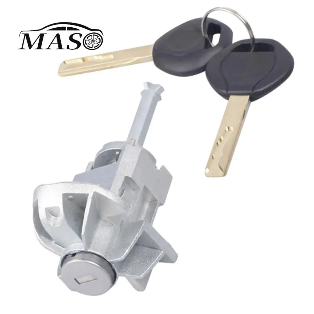 

Front Left Door Lock Cylinder Barrel with 2 Keys for BMW 3 Series E46 325Ci 325i 325xi 330Ci 330i 330xi M3 51217019975