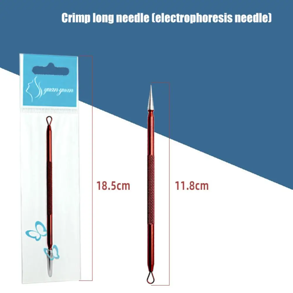 여드름 블랙헤드 코메돈 블랙 스팟 여드름 잡티 제거제, 여성 뷰티 스킨 케어, 여드름 모공 클렌저 바늘 후크, 1 개, 3 개, 5 개
