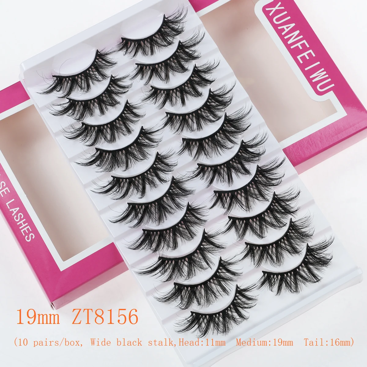 Xuanfeiwu كثيفة مرحلة الأداء أدوات ماكياج فوضوي 5D ستيريو الصلب الجذعية أنيمي الرموش الصناعية الرموش الهزلية كامل قطاع واقعية طويلة الذاتي تطعيم الرقص رموش الحفلات